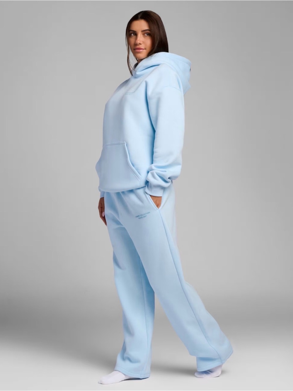 Comfrt “Pastel Edit” Matching Hoodie & Sweatpants Set | Baby Blue | XL/L